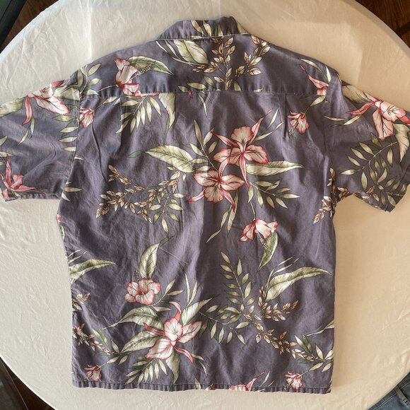 Men’s Hawaii Blues Vintage Floral Shirt – Size L – Light Purple – Excellent Cond - Picture 5 of 6